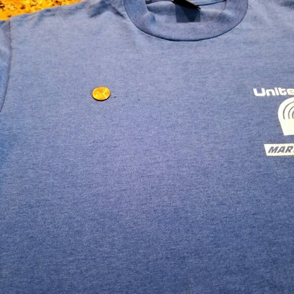 RARE Vintage Martin Marietta Space Shuttle T Shirt Size L UNITED WAY USA Tee - Picture 14 of 15